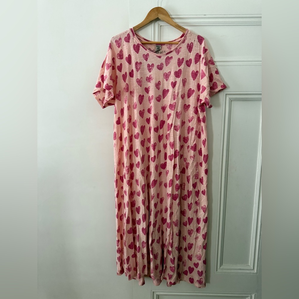 NWT Magnolia Pearl All My Love Tee Shirt Dress (Dyed)